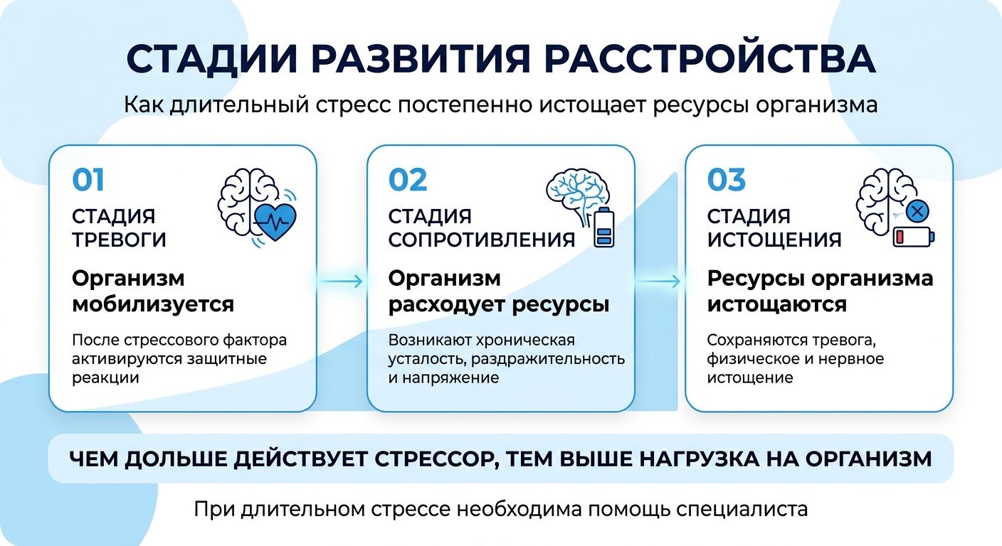 Лечение стресса в Заполярном инфографика